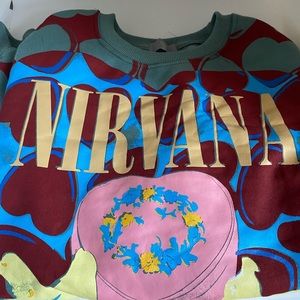 Nirvana sweatshirt crew neck Womens XL